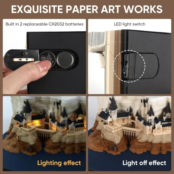 Hogwarts Calendar LED Light