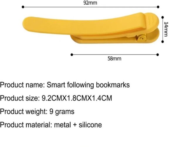 automatic bookmark size