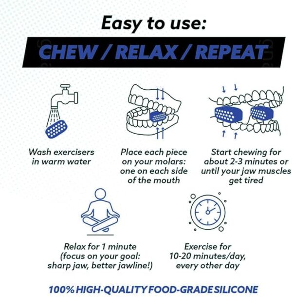 jaw exerciser using guide