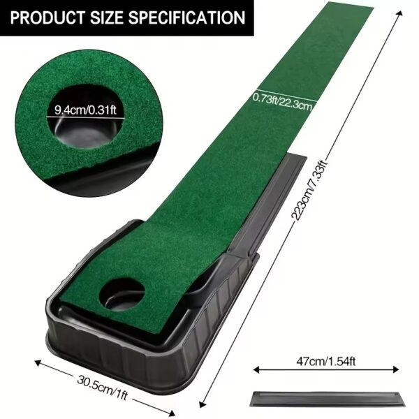 golf putting mat size