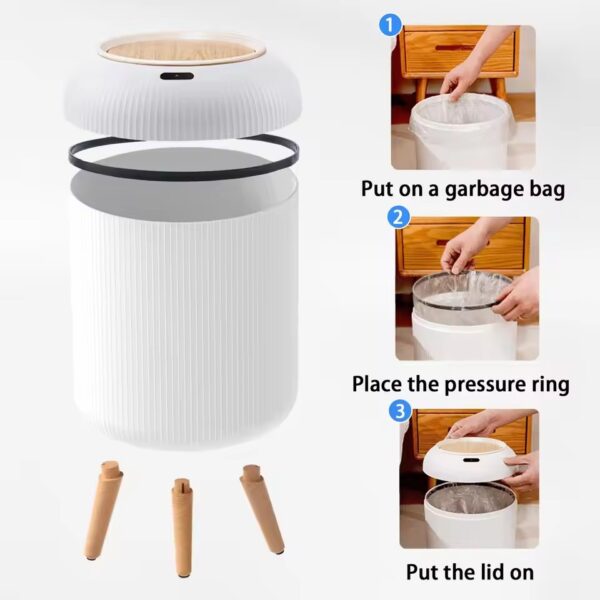 smart trash can setup