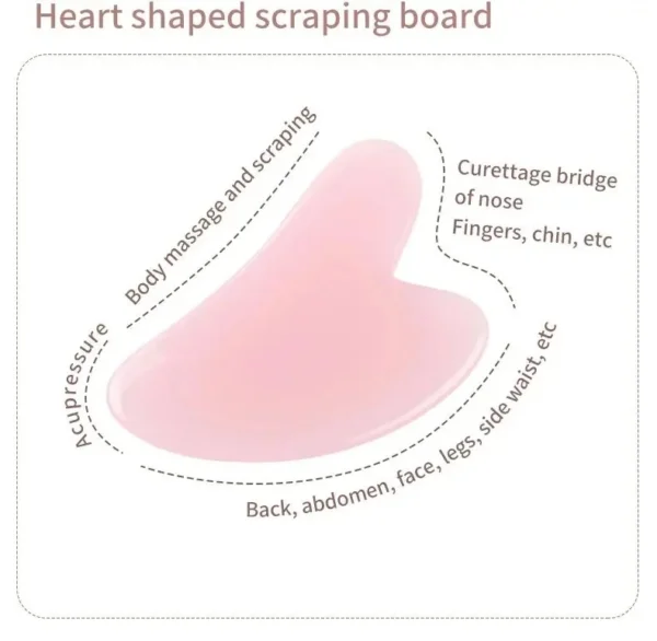facial roller & gua sha features