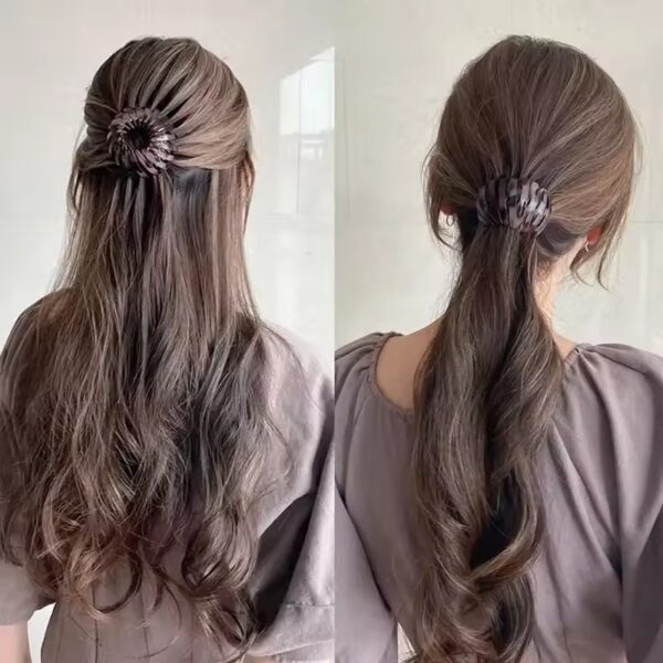 hair clip look