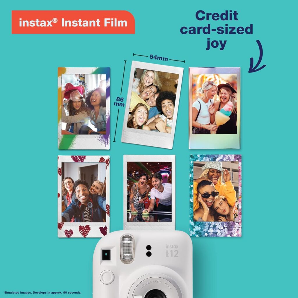 instant film camera size