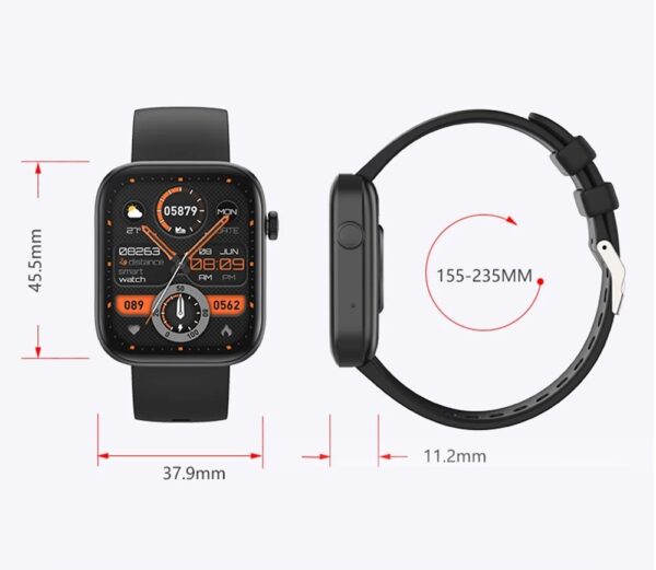 smartwatch size