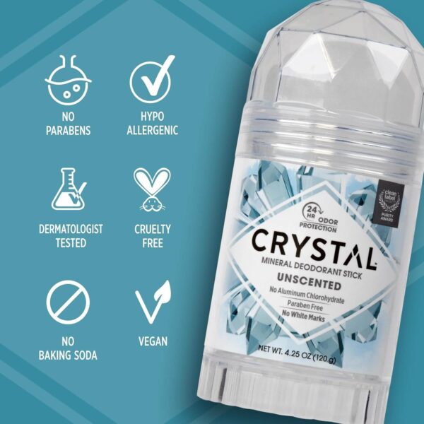 crystal deodorant features