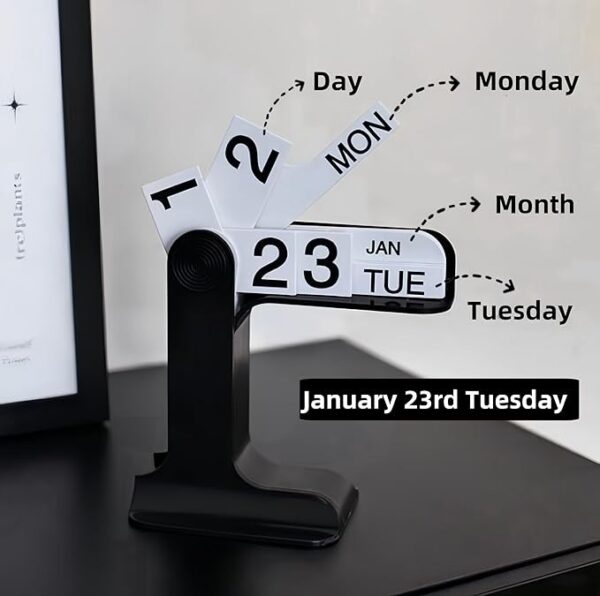 desk calendar usage