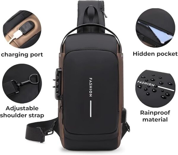 men's crossbody bag features