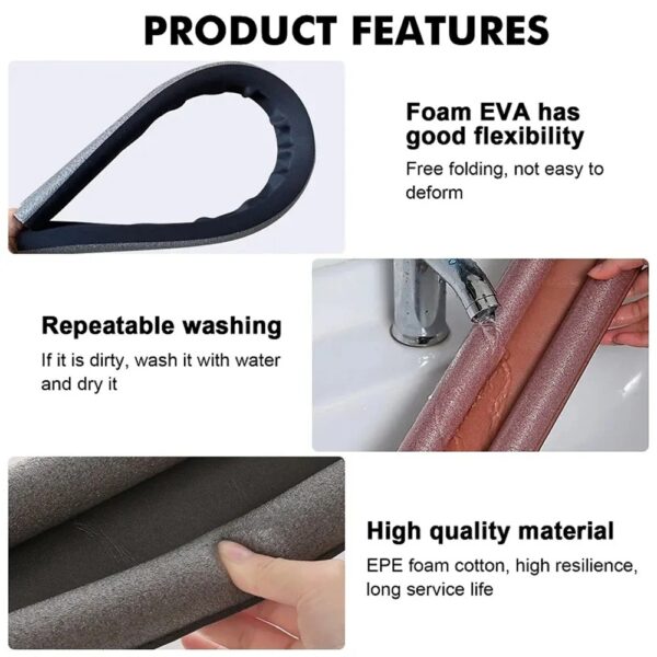 door draft blocker features