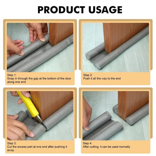 door draft blocker usage
