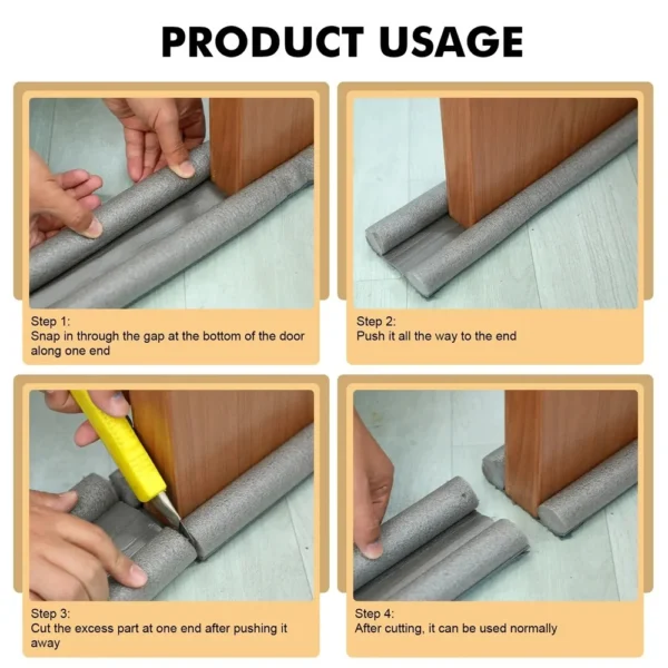 door draft blocker usage