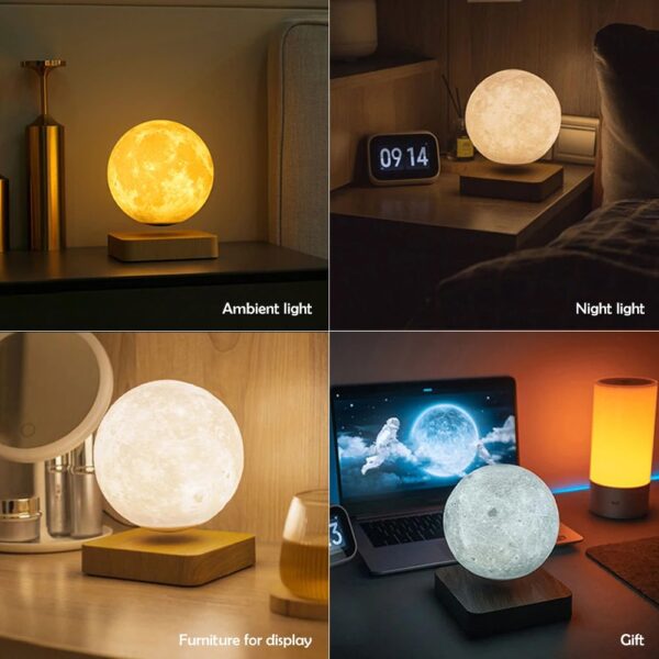 floating moon lamp usage