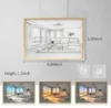 light up wall art size