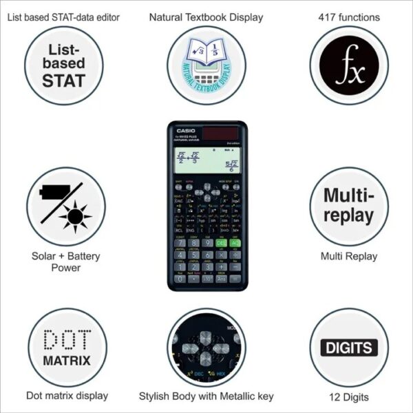 Scientific Calculator with 2 Display - Image 3