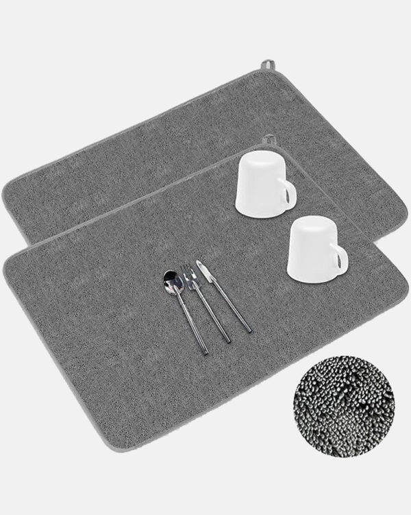 Absorbent Microfiber Dish Drying Mat NAYS pick