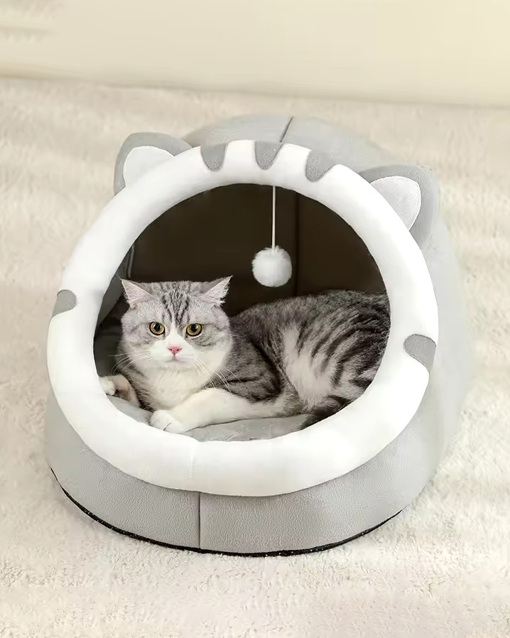 Cat Bed with Removable Washable Cushioned Pillow NAYS pick