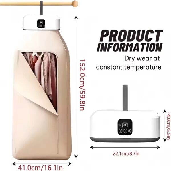 clothes dryer size