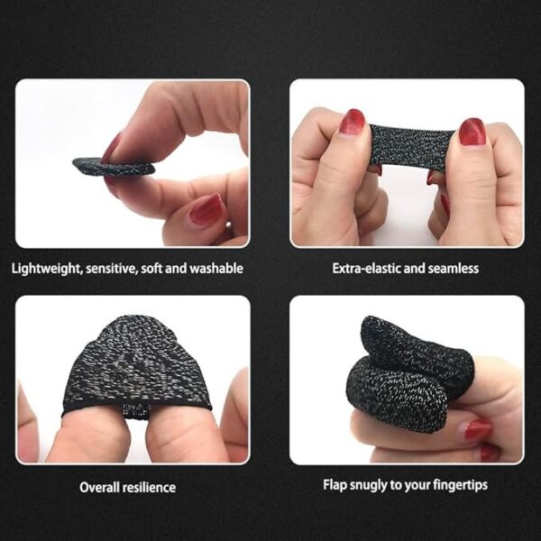 finger sleeve features
