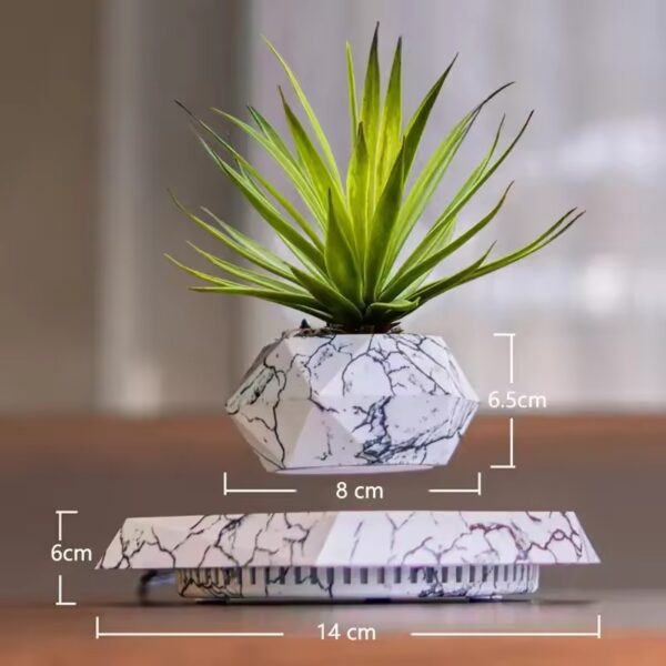 levitating plant pot size