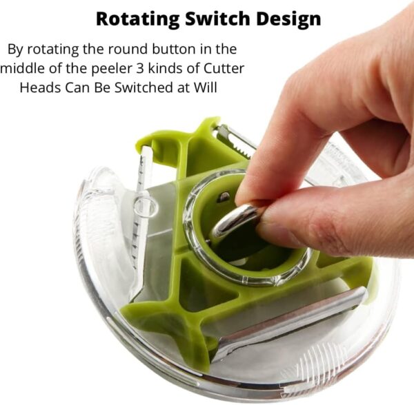 trio peeler button