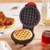 Mini Waffle Maker with A Non-Stick Surface NAYS pick