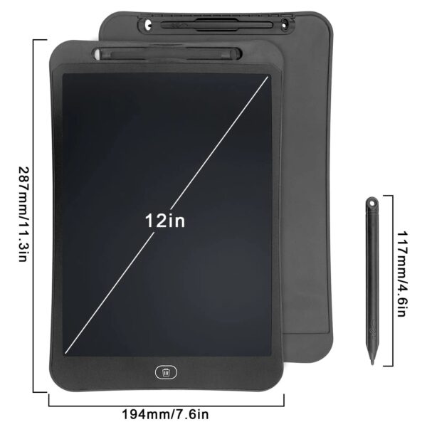 LCD drawing pad size
