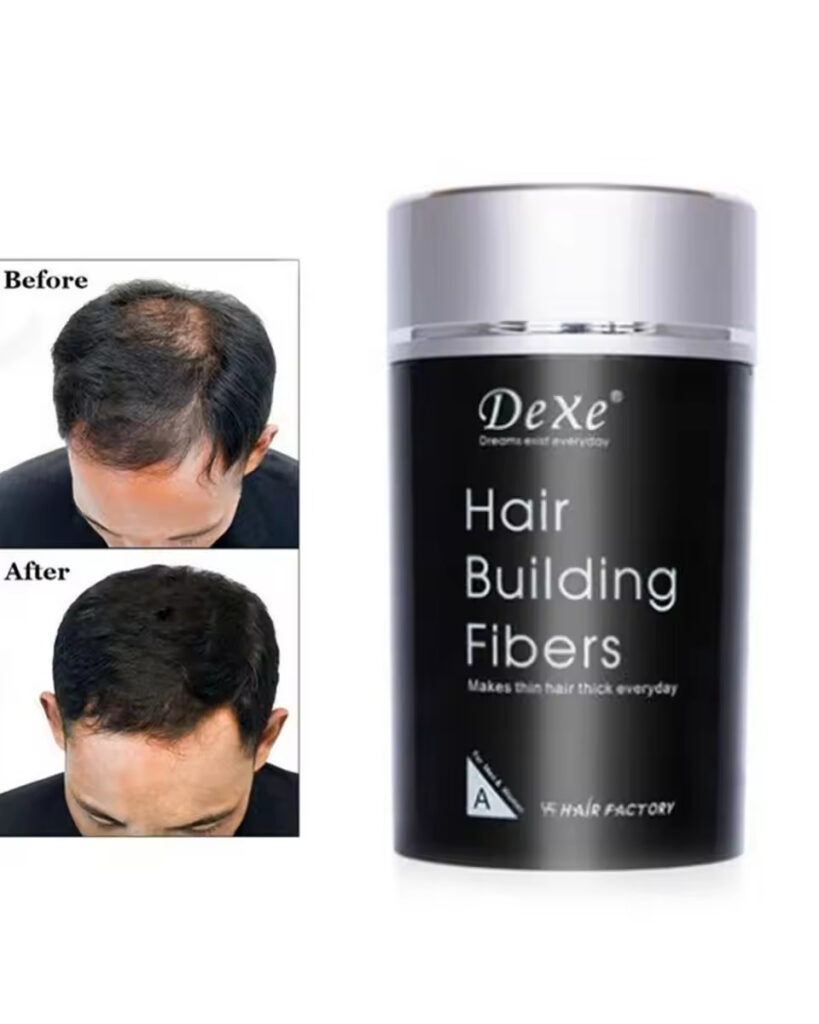 Black Colored Hair Building Fibers for Men and Women NAYS pick