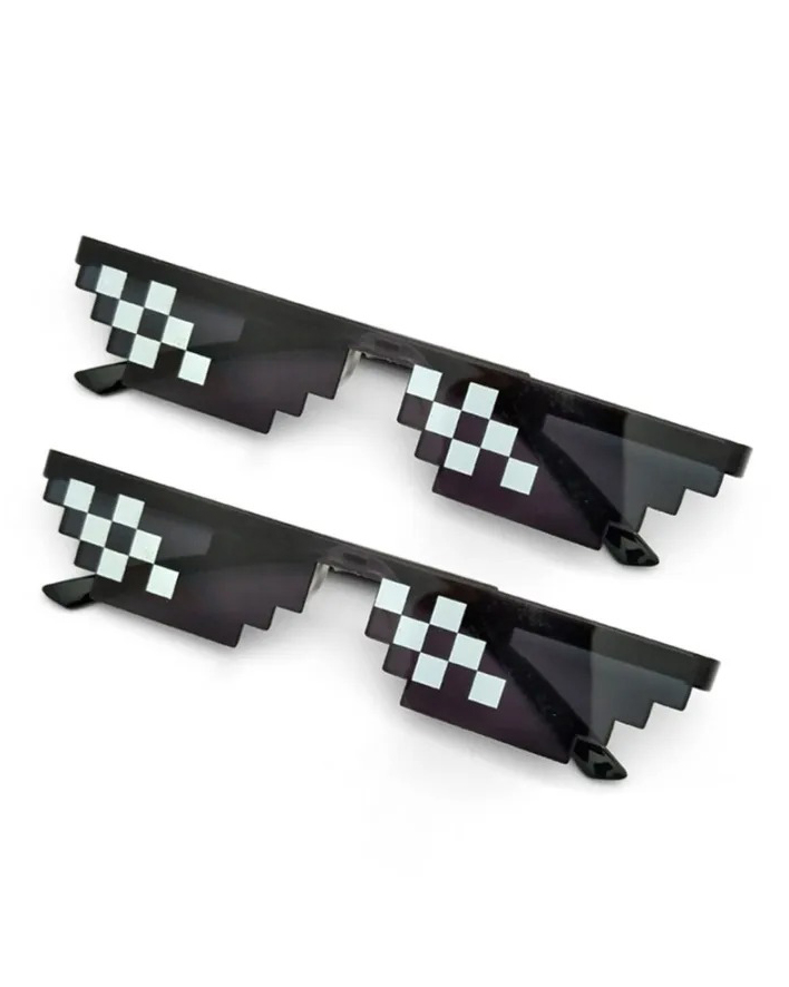 Pixelated Thug Life Sunglass for Party NAYS pick
