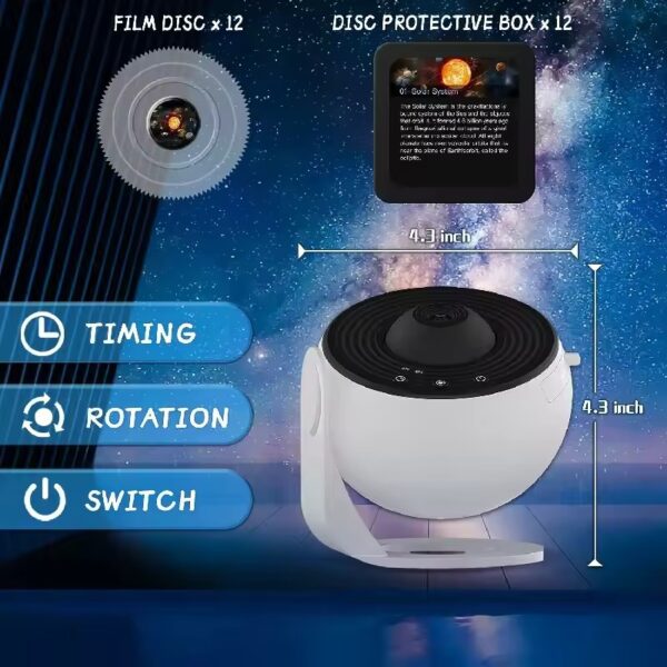 planetarium projector size