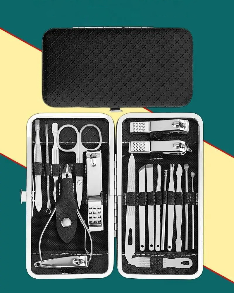 Professional 19Pcs Manicure and Pedicure Kit NAYS pick