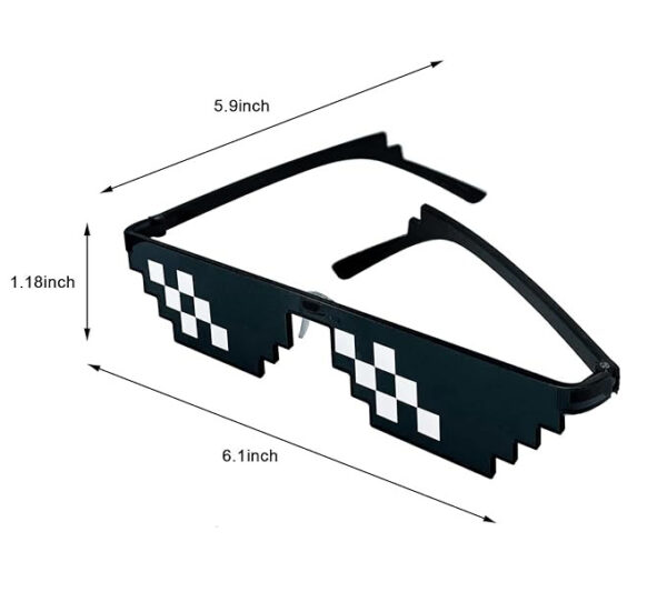 thug life sunglass size