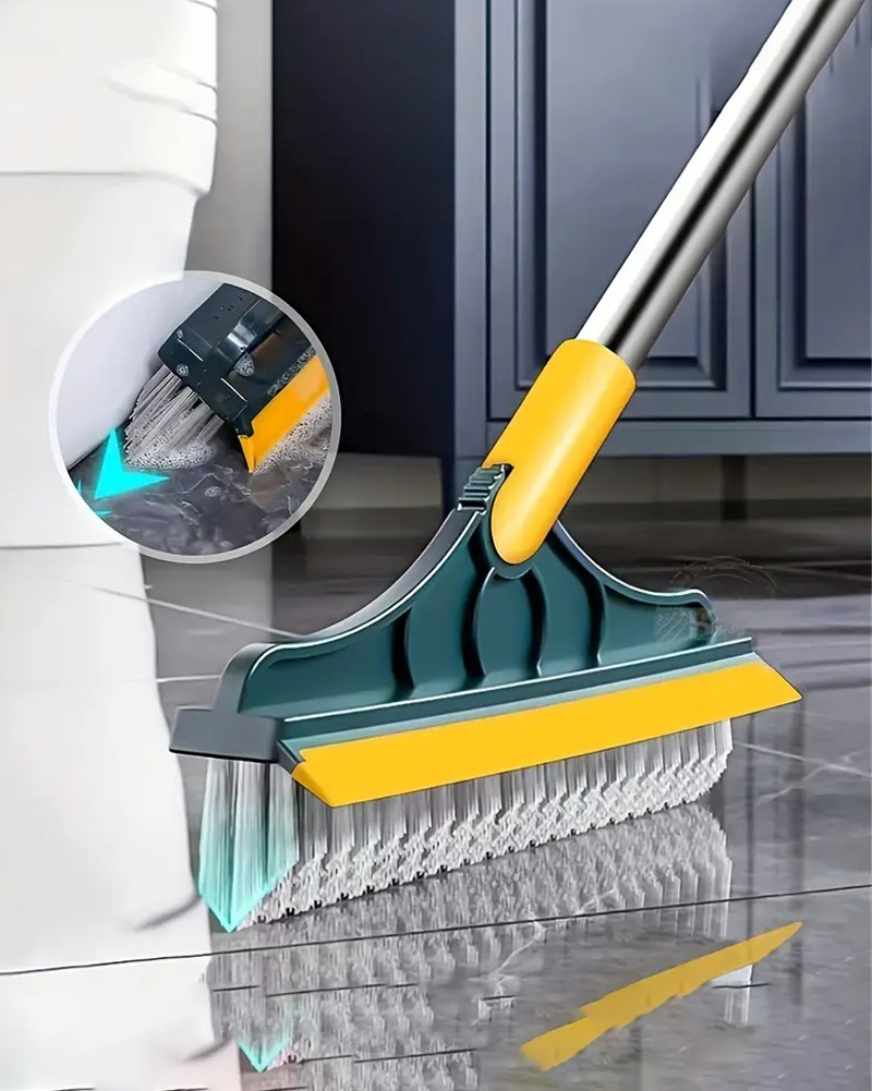 2-in-1 Durable Floor Scrub Brush with Long Handle NAYS pick
