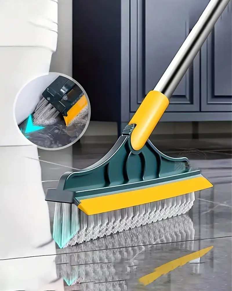 2-in-1 Durable Floor Scrub Brush with Long Handle NAYS pick
