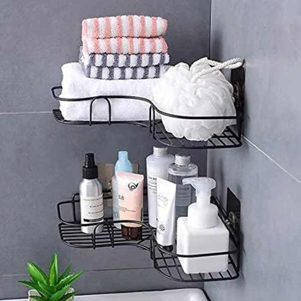 bathroom shelf usage