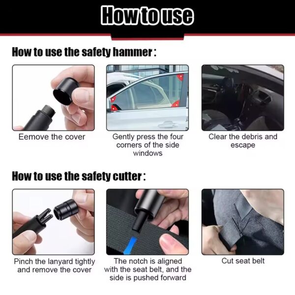 car window breaker usage