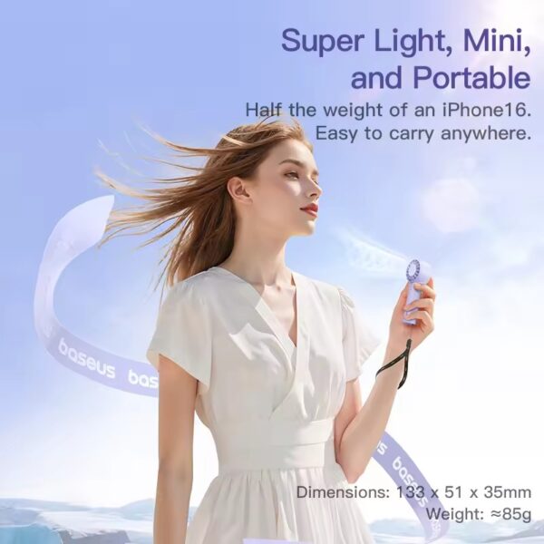 handheld fan usage