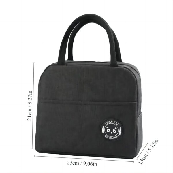 insulated lunch bag size