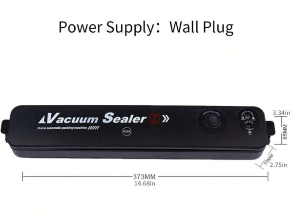 vacuum sealer machine size