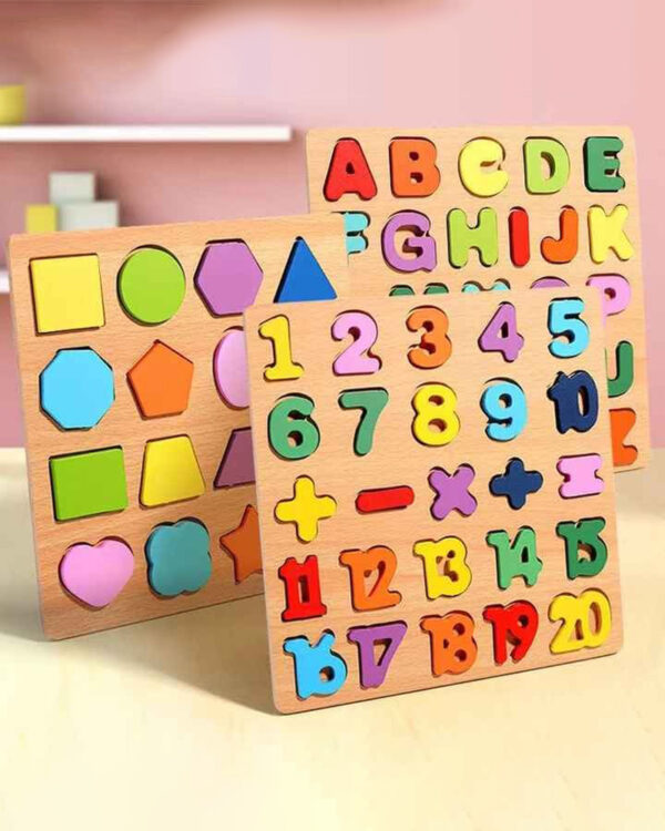 Wooden Board Puzzle Educational Game for Kids NAYS pick