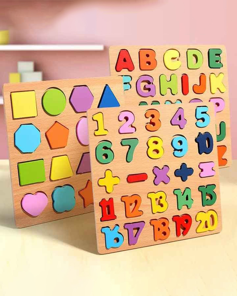 Wooden Board Puzzle Educational Game for Kids NAYS pick