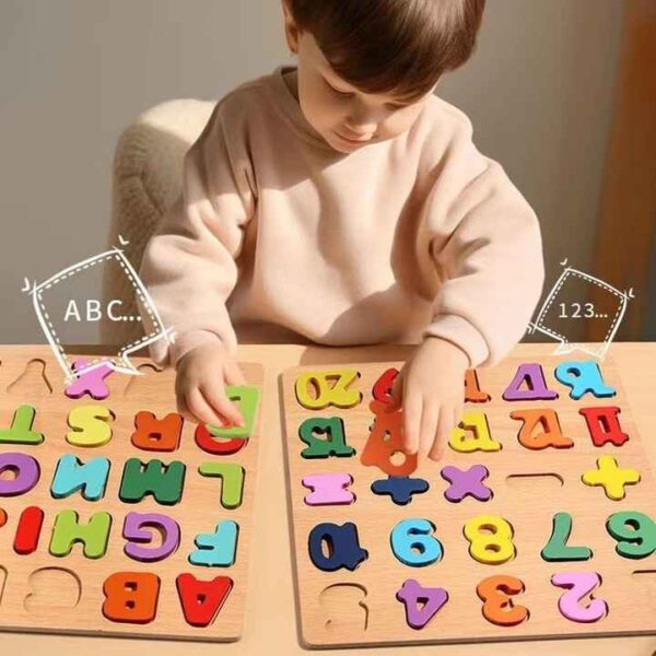 wooden board puzzle for kids