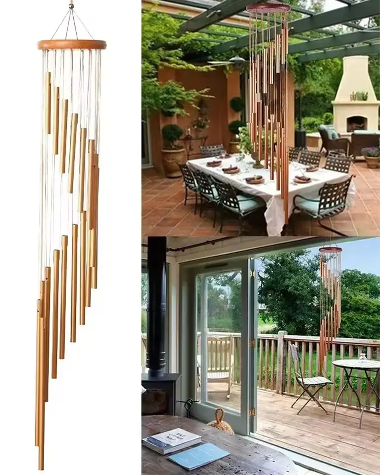 Gold & Silver Wind Chime with Pleasant Sounds NAYS pick