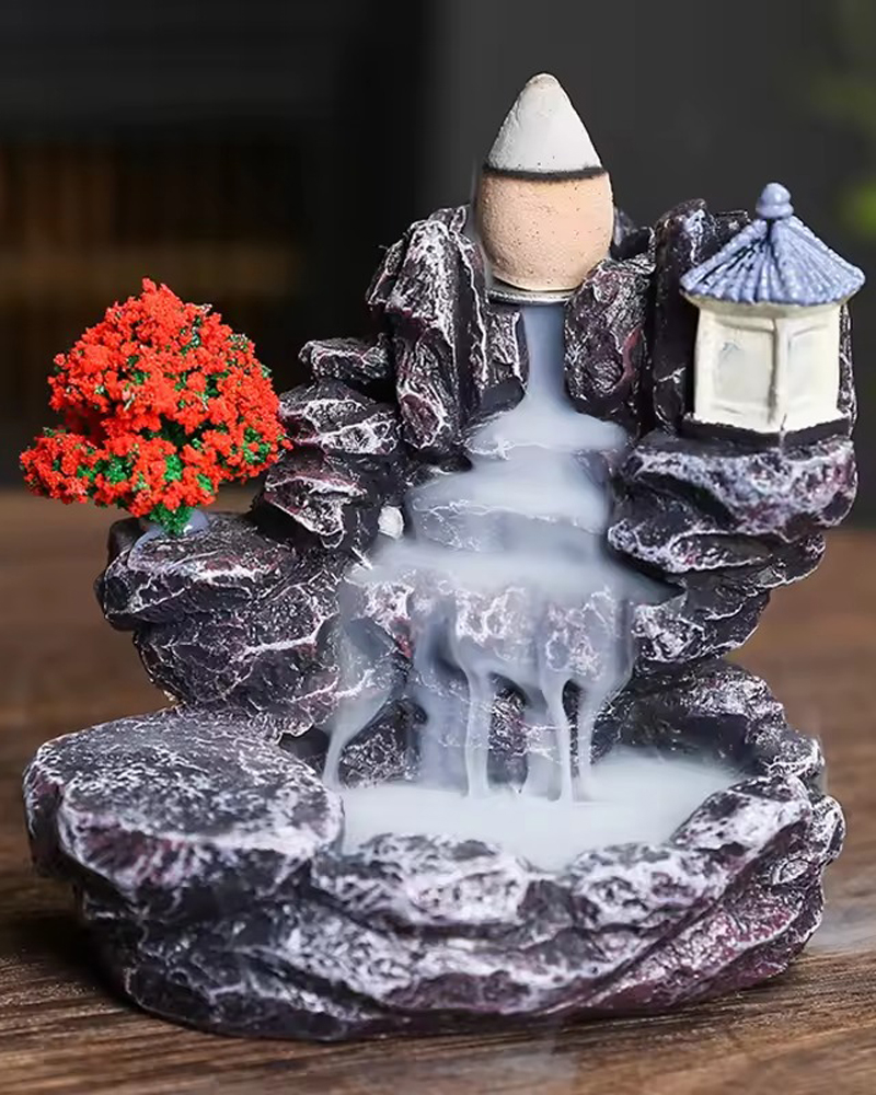 Waterfall Backflow Incense Holder Ornament NAYS pick