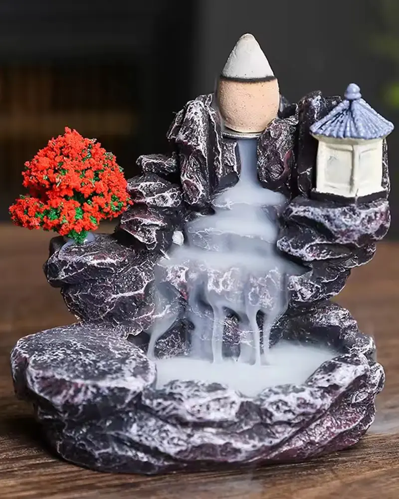 Waterfall Backflow Incense Holder Ornament NAYS pick