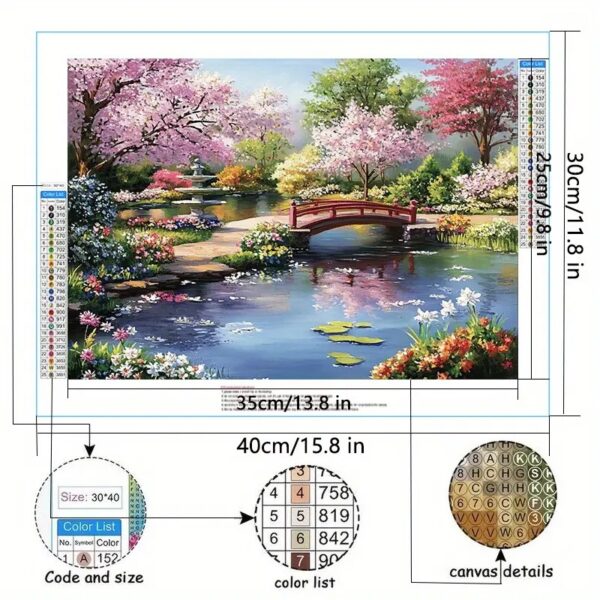 diamond painting kit size