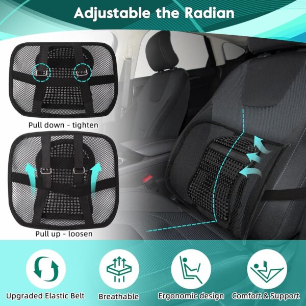 mesh lumbar cushion features
