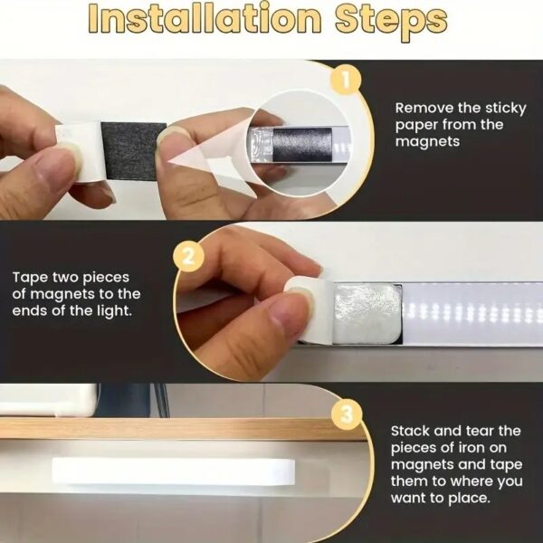 motion sensor LED light installation