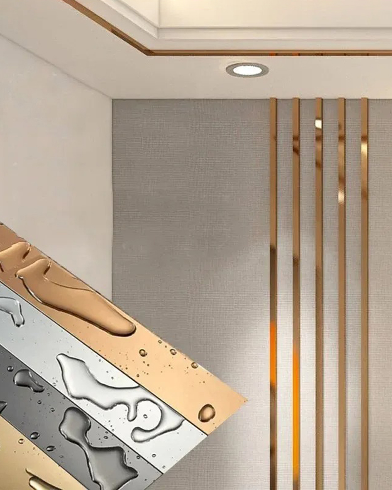 Stainless Steel Wall Sticker with Mirror Finish NAYS pick