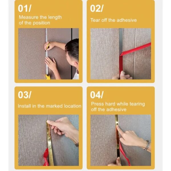 wall sticker installation