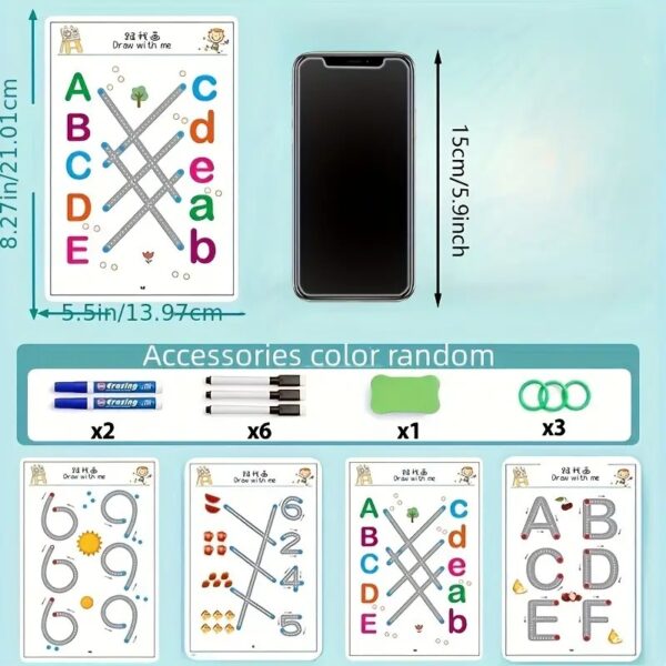 magical tracing workbook size